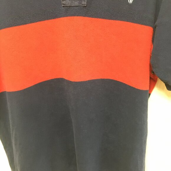 Vintage Polo Ralph Lauren Rugby Striped Polo 3XLT - Picture 7 of 14